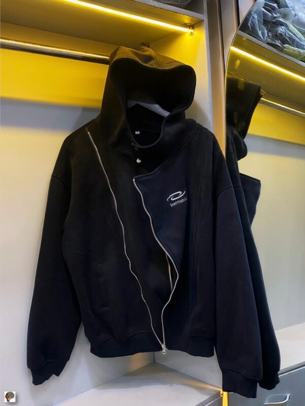 BATTLE KID EMBROIDERED ZIP-UP HOODIE