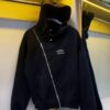 BATTLE KID EMBROIDERED ZIP-UP HOODIE
