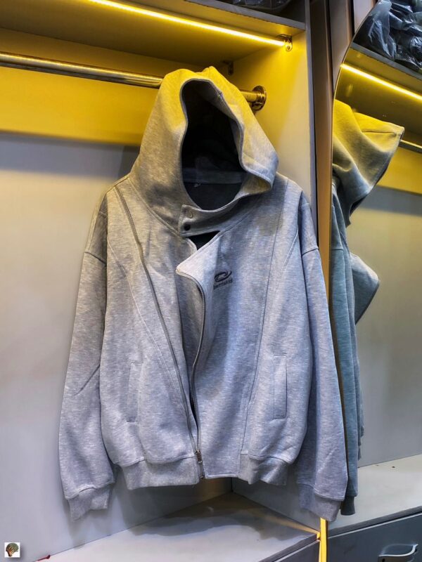 BATTLE KID EMBROIDERED ZIP-UP HOODIE