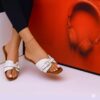 BUCKLE BELTED SLIDE SANDALS