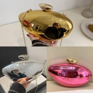 WhatsApp Image 2025-10-16 at 11.08.01_12f2f39c SHELL-SHAPED METALLIC ACRYLIC CLUTCH PURSE