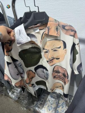 MORROW OVERSIZED VINTAGE ART PRINT SHIRT