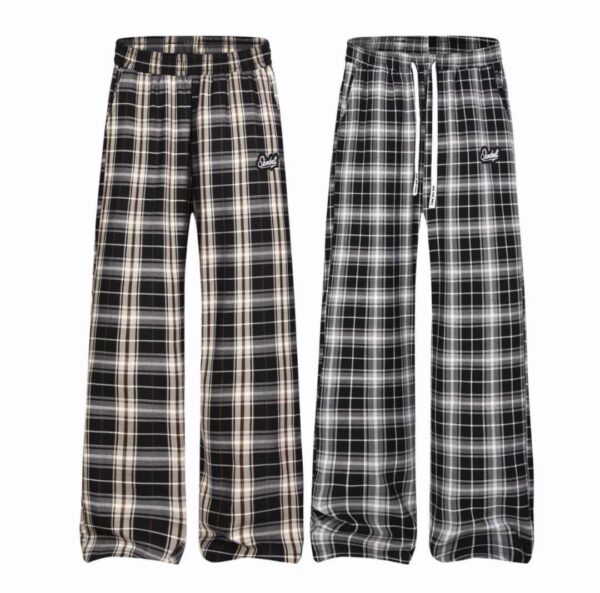 PLAID FANNEL SWEATPANTS