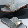 GALANTAMI WOMEN'S RHINESTONE SLIDE SANDALS