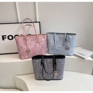 CHECKERED PATTERN TOTE BAGS