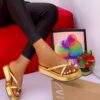 THONG PLATFORM SANDALS