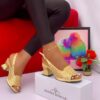 WEDGE HEELED SANDALS