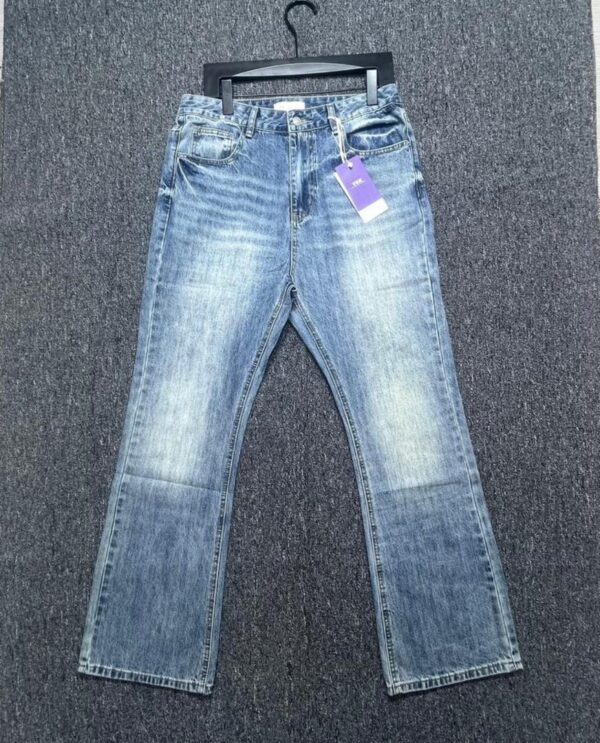LIGHT-WASH BOOTCUT DENIM JEANS