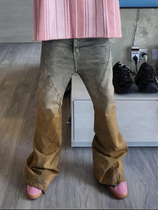 DRKSHDW GRADIENT BIAS BOOTCUT JEANS