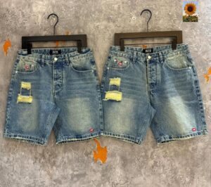 RCFH DISTRESSED DENIM SHORTS