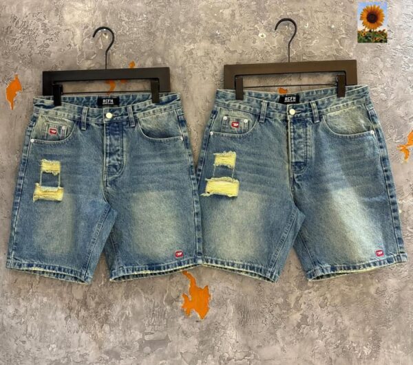RCFH DISTRESSED DENIM SHORTS