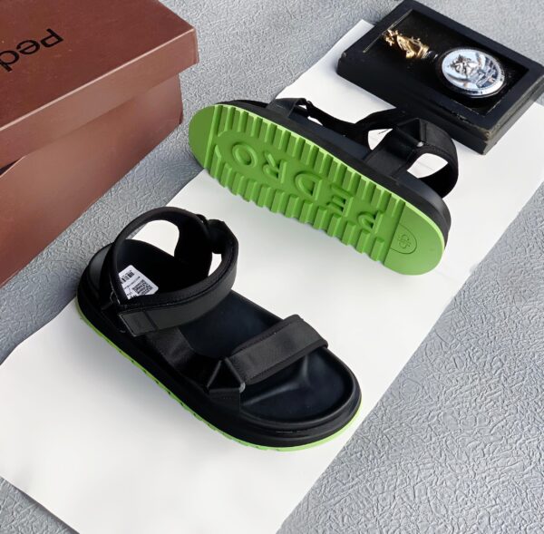 GROSGRAIN BACKSTRAP SANDALS