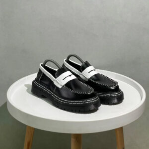 DR. MARTENS PENTON BEX CONTRAST LEATHER LOAFERS