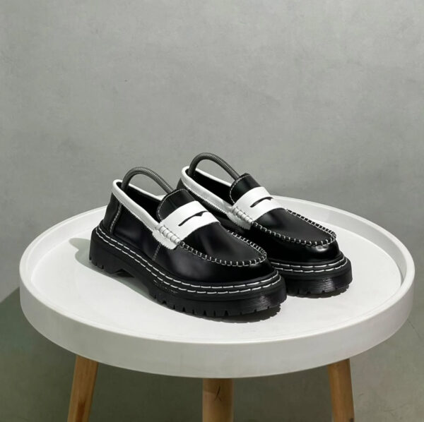 DR. MARTENS PENTON BEX CONTRAST LEATHER LOAFERS