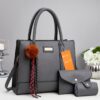 3-IN-1 LEATHER SET HANDBAGS