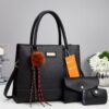 3-IN-1 LEATHER SET HANDBAGS