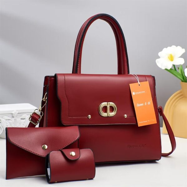 3-IN-1 LEATHER HANDBAGS