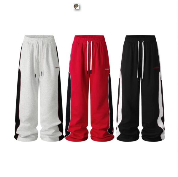 PANELLED JERSEY TRACK PANTS
