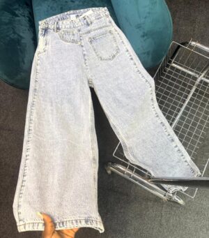 LIGHT BLUE M.M STRAIGH-LEG JEANS