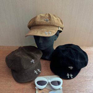 CHROME VINTAGE SUEDE KANGOL CAPS