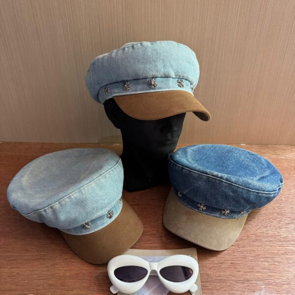CHROME DENIM VINTAGE KANGOL CAPS