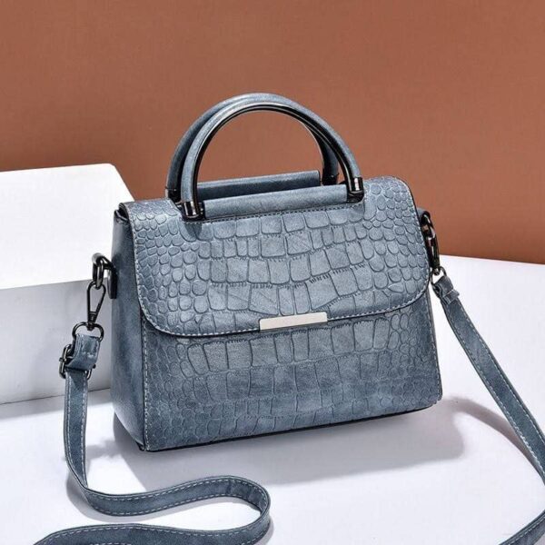 PU LEATHER CROCODILE PATTERN HANDBAGS